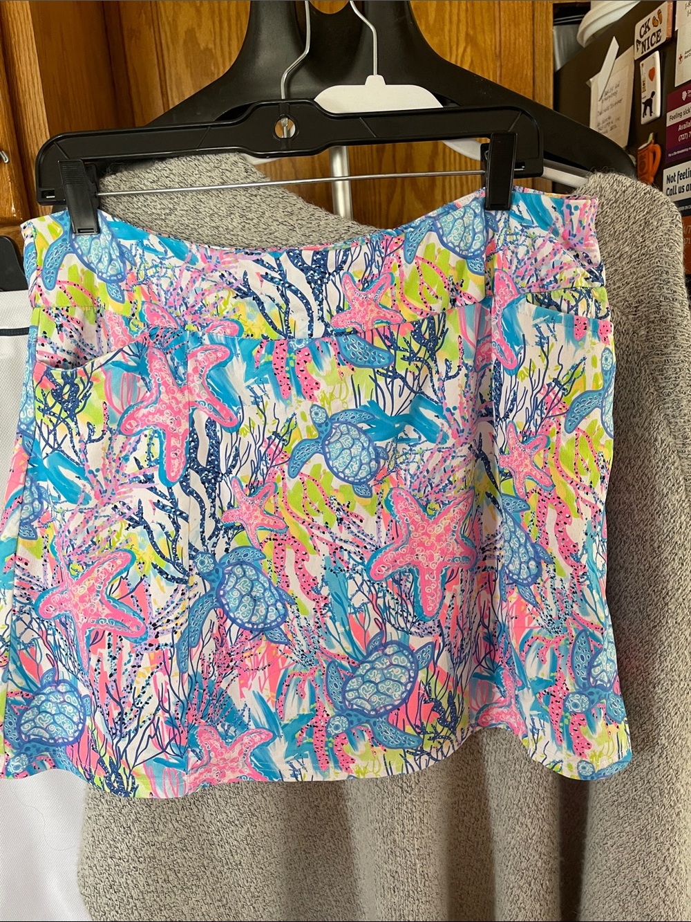 Beachtime by Lulu-B XL Colorful Starfish Turtle Blue Pink Lime
